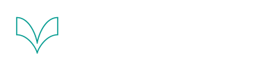 V-förmiges Logo des Bundesverbandes Deutscher Bestatter in türkis